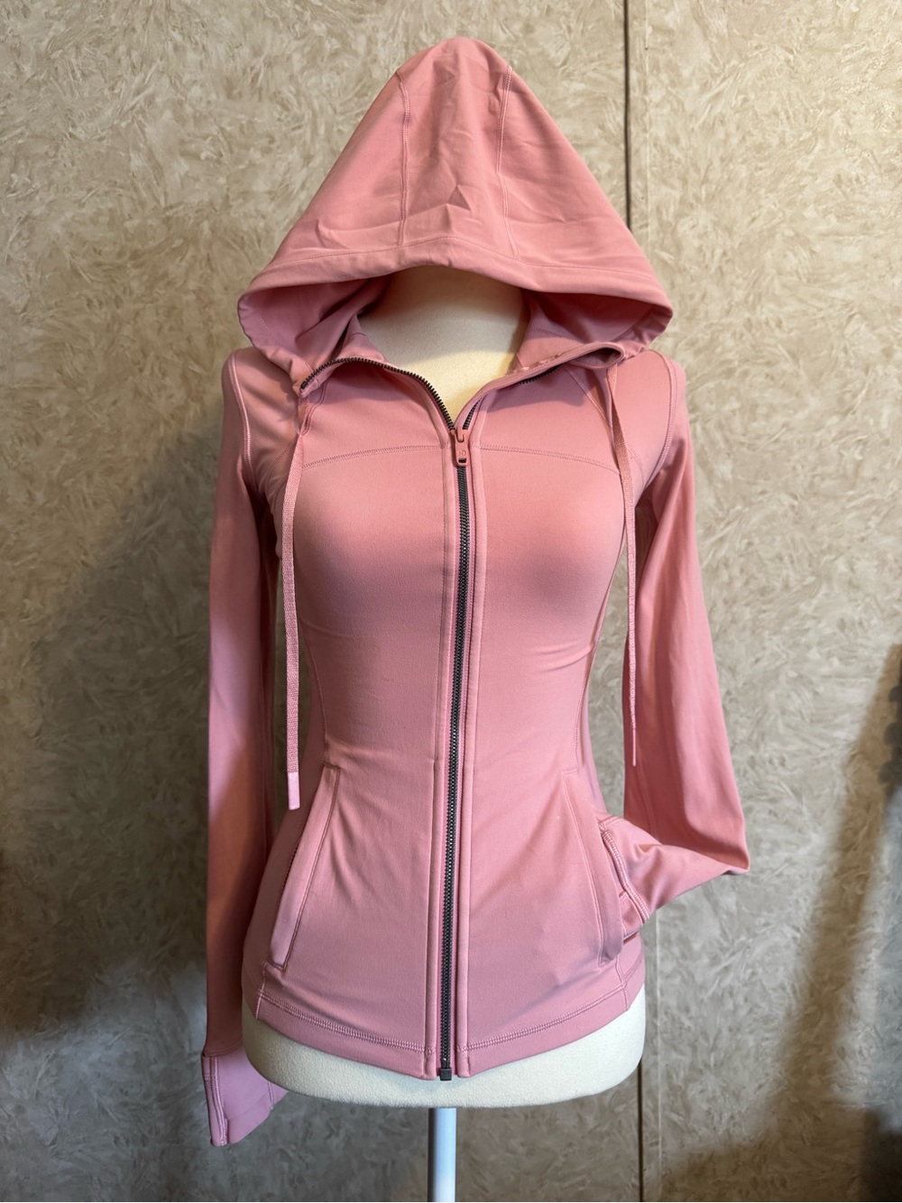 Lulu lemon baby pink zip up align jacket